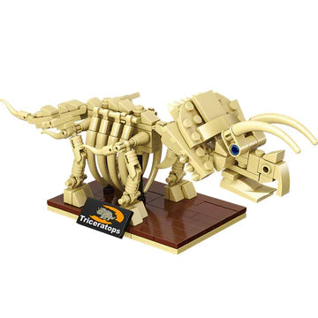 Fossil Building Blocks - Dino Museum - Triceratops