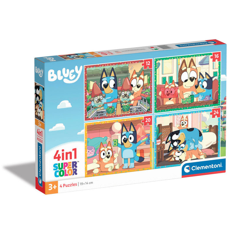 Puzzle Clementoni 4 In 1 - Bluey