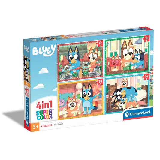 Puzzle Clementoni 4 In 1 - Bluey