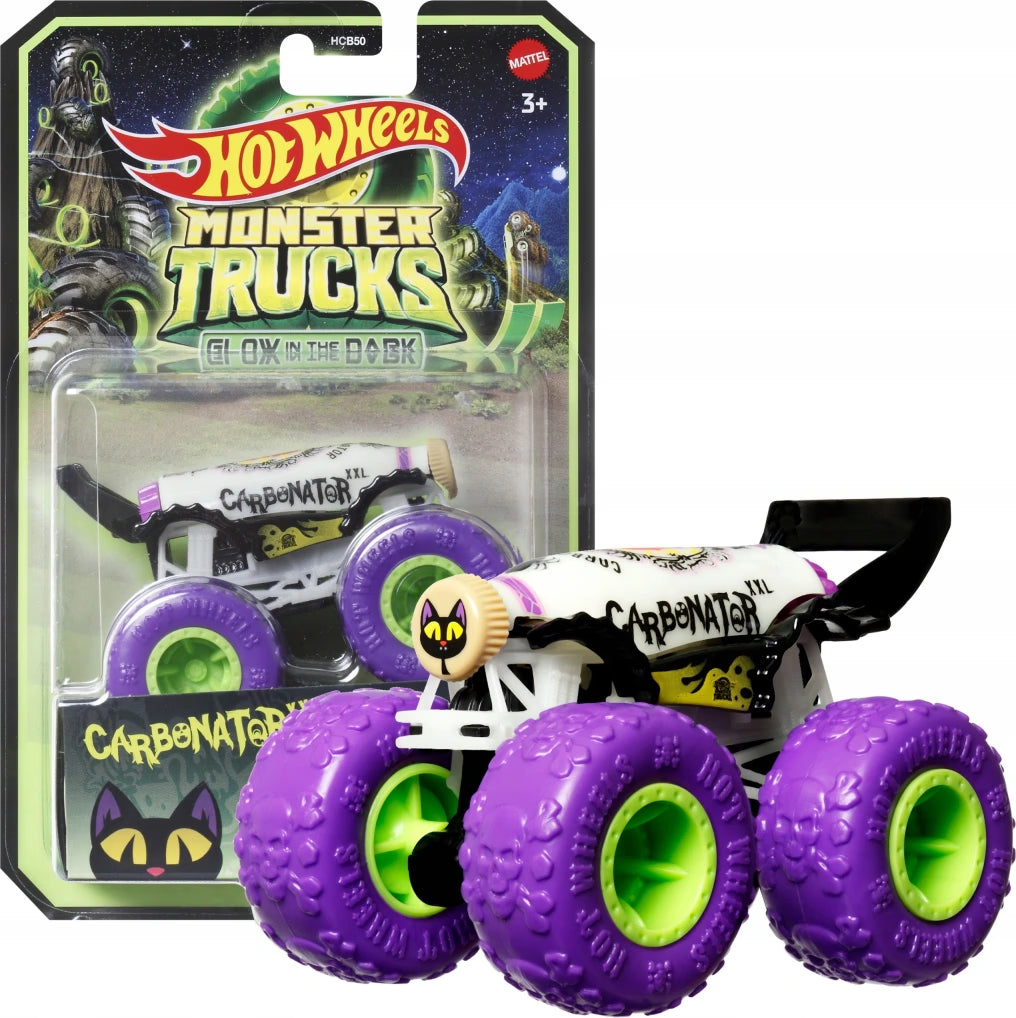 Hot Wheels Monster Trucks Glow in the Dark 1:64, asst. / 6