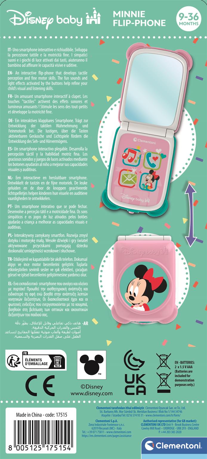 Telefon cu Clapeta Baby Minnie / 6