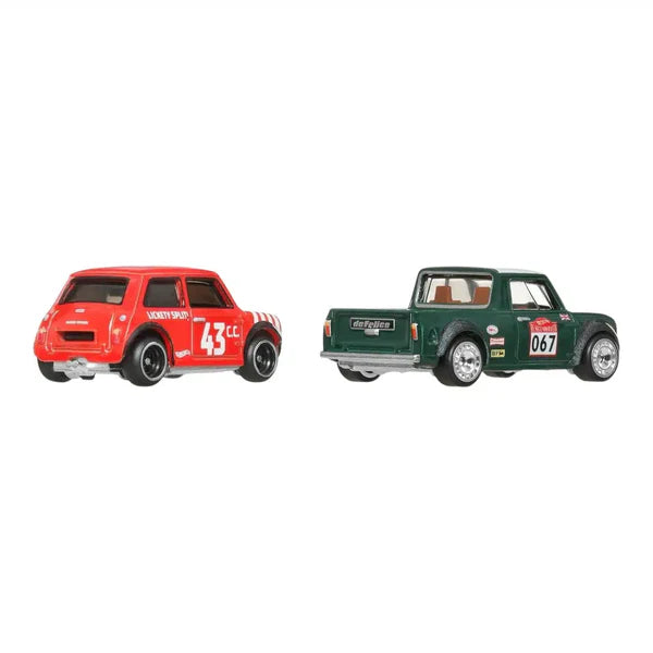 Hot Wheels Premium 2-Pack Morris Mini/'67 Austin Mini Pickup / 8