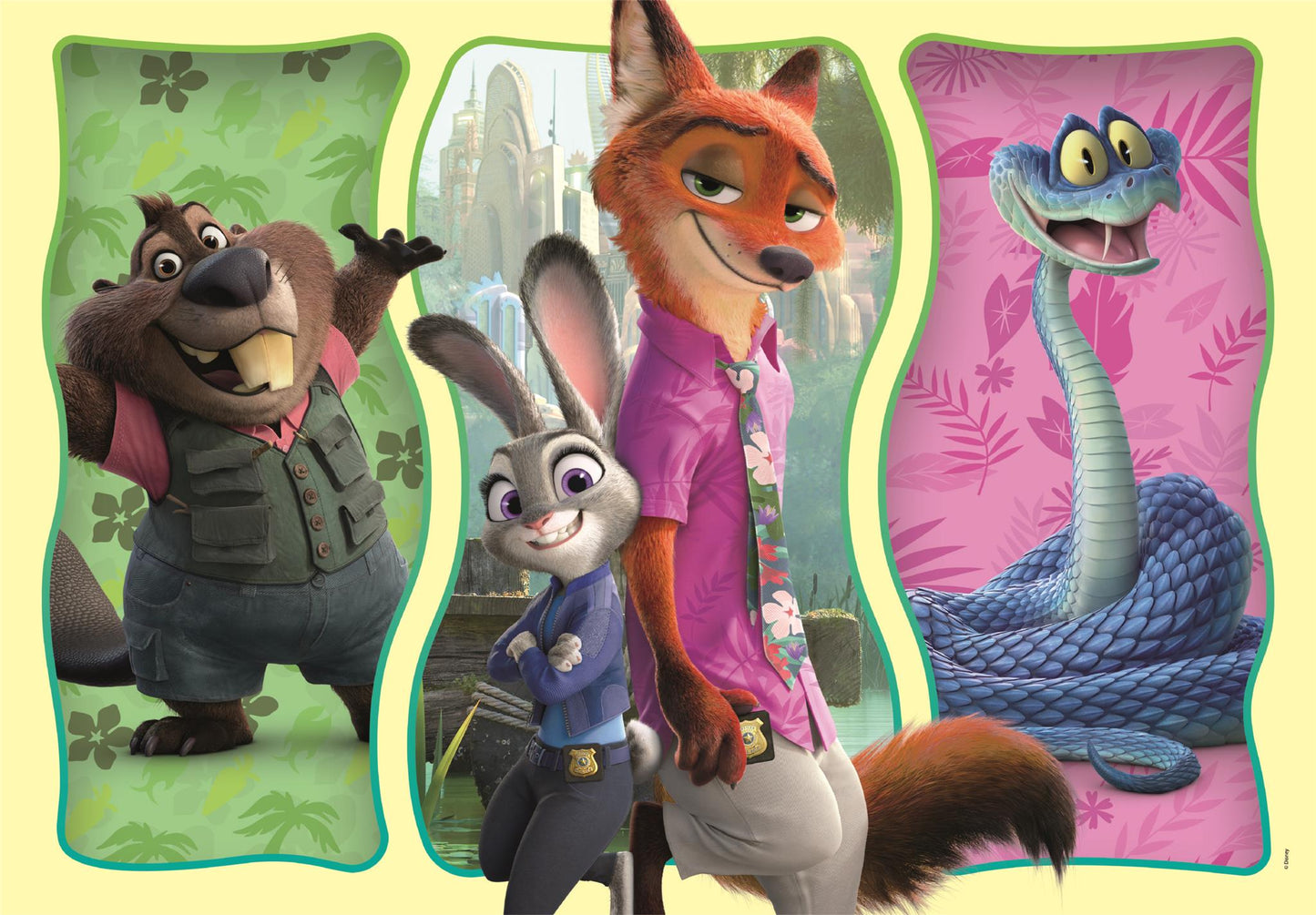 Puzzle 104 Piese - Zootopia 2 / 6