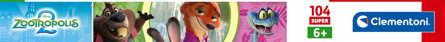 Puzzle Super 104 Piese - Zootopia 2 / 6