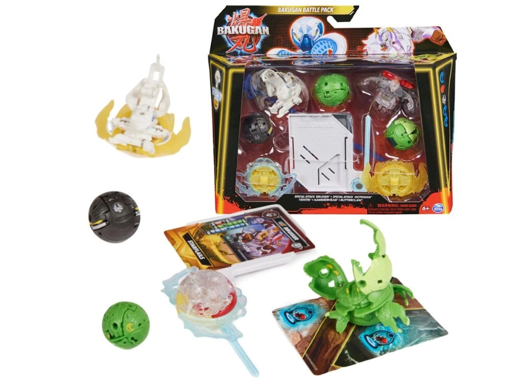 Bakugan Battle - Bruiser/octogan/ventri/hammerhead/butterclaw / 2