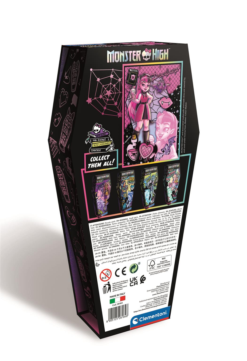 Puzzle "Sicriu" 150 Piese - Monster High - Draculaura / 6
