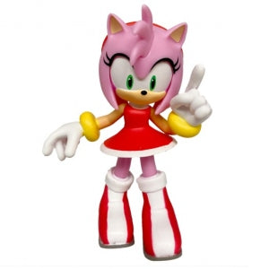 Figurina Sonic Mini (6-7cm) cu 2 carduri colectibile - Amy