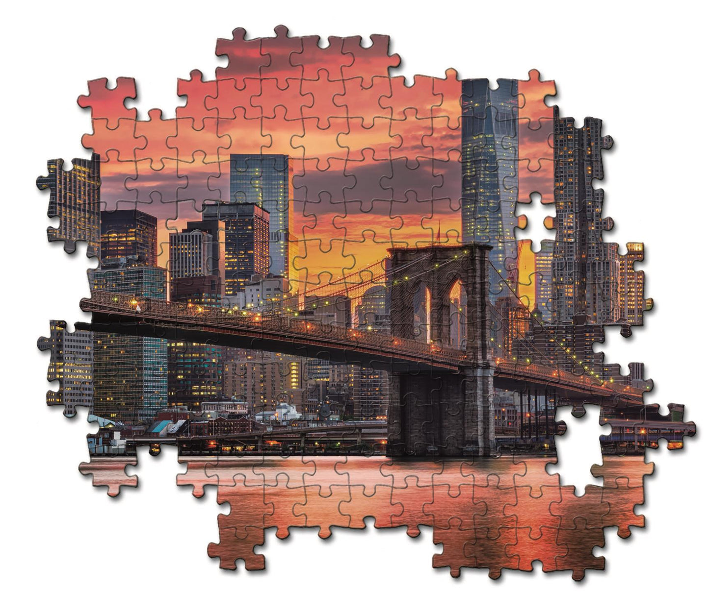 Puzzle Compact 1500 Piese - East River At Dusk / 6