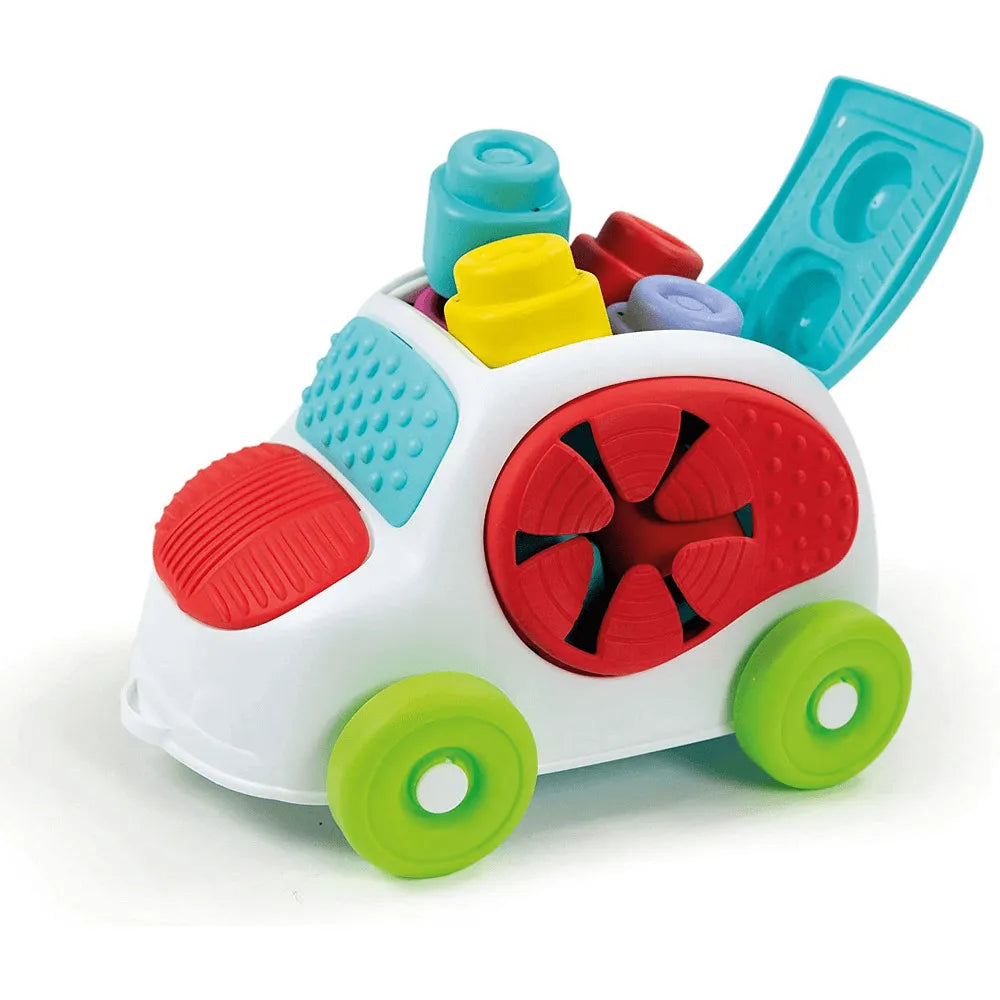 Clementoni Sensory Car - Masinuta Senzoriala + 8 Caramizi Moi / 6