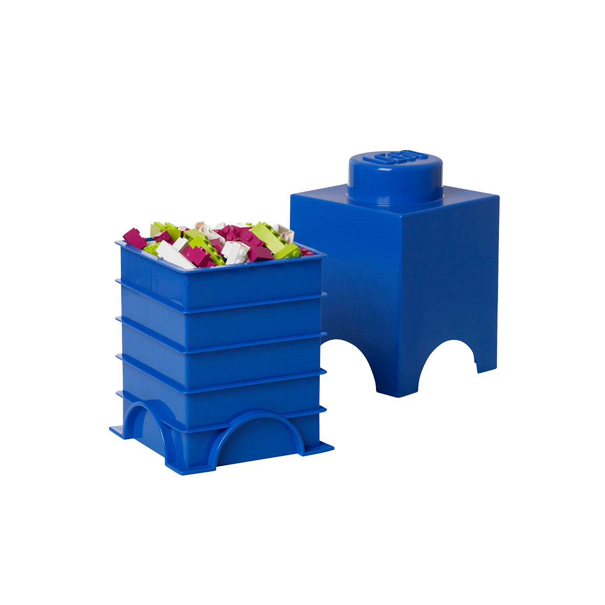 Cutie depozitare LEGO 1x1 - Albastru