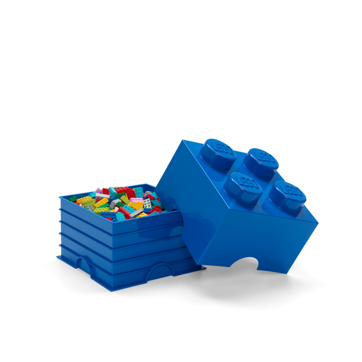 Cutie depozitare LEGO 4 (2x2) - Albastru