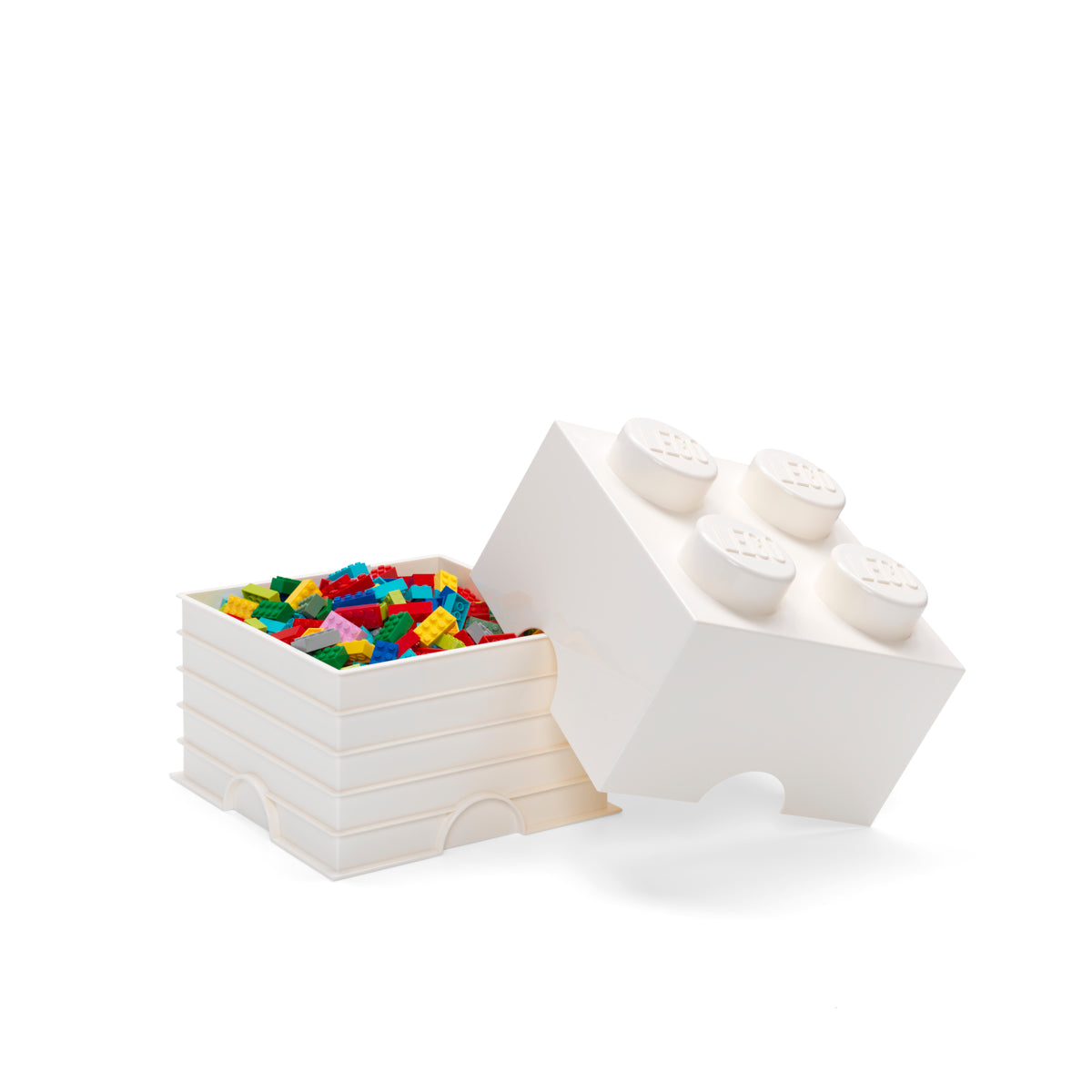 Cutie depozitare LEGO 4 (2x2) - Alb