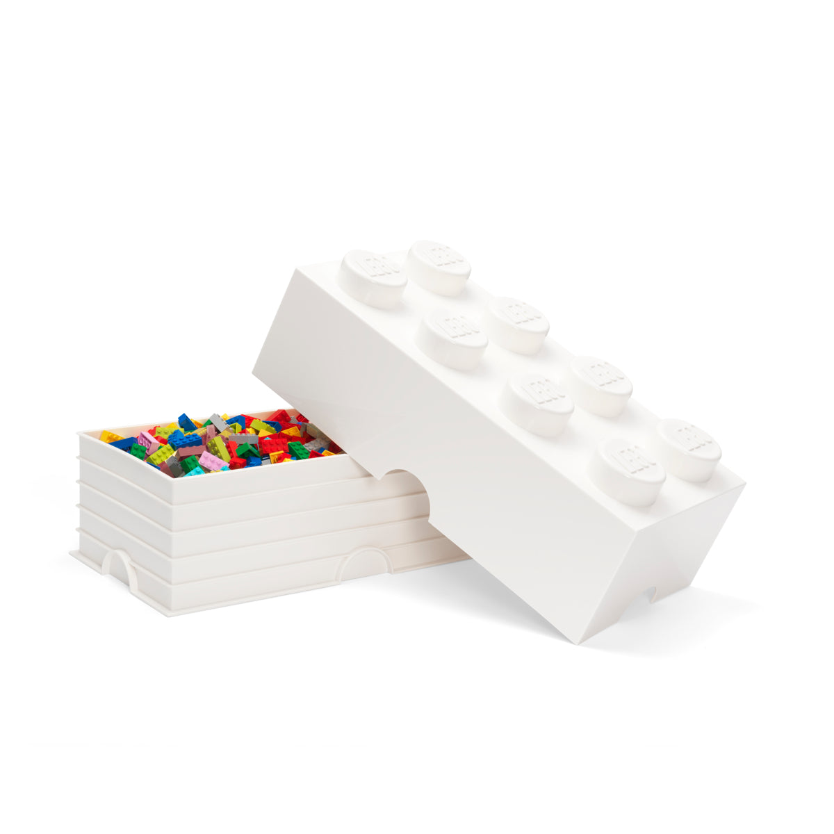 Cutie depozitare LEGO 8 (4x2) - Alb