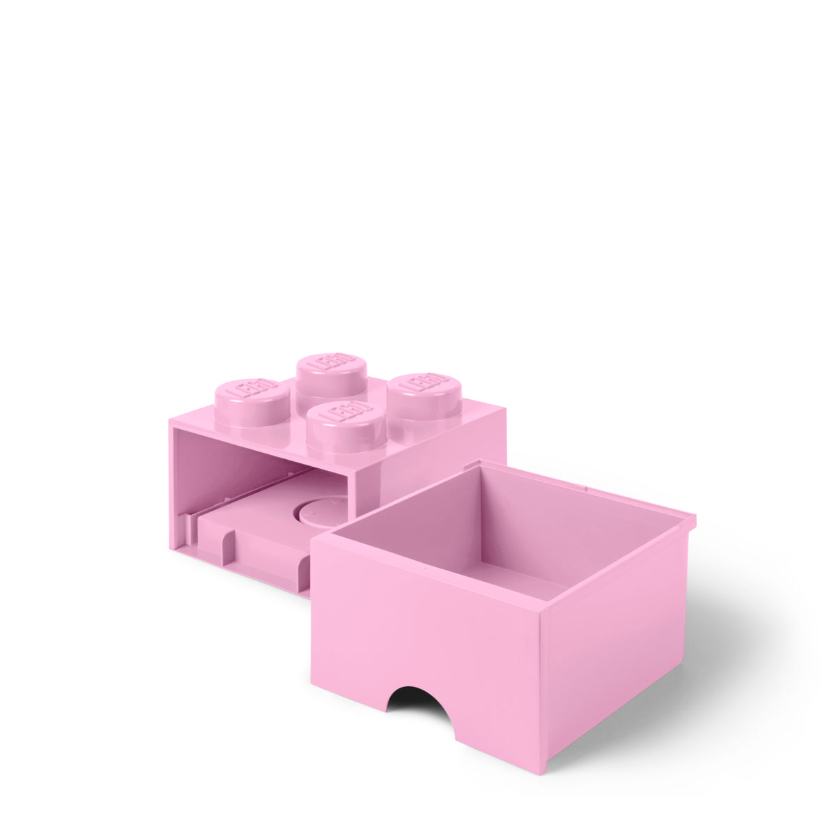 Cutie depozitare LEGO cu sertar 4 (2x2) - Mov Deschis (Roz)
