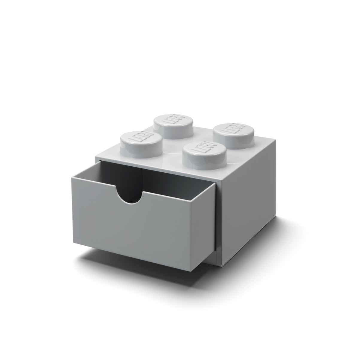 Sertar de Birou LEGO 4 (2x2), 15,8x15,8x11,3cm - Gri