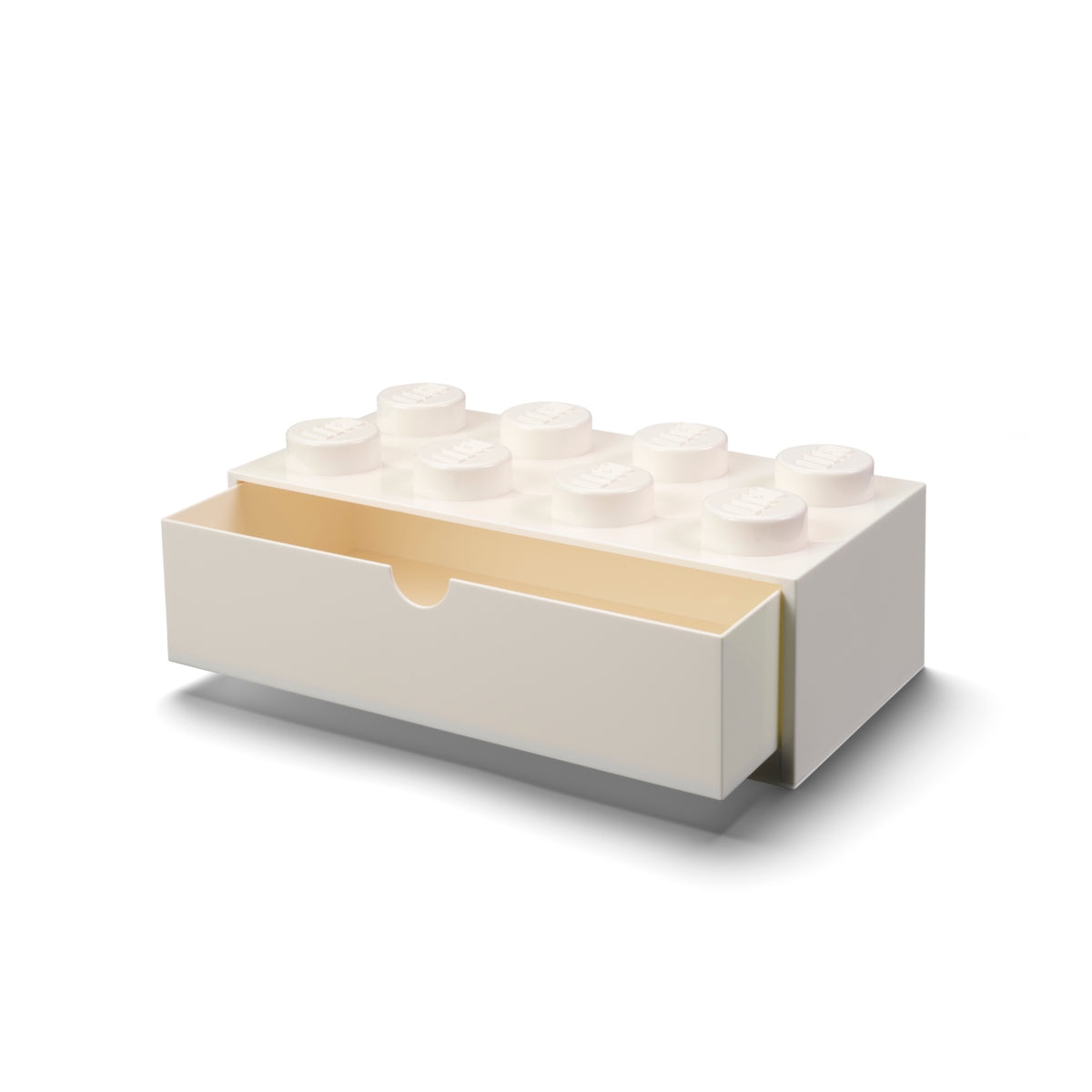 Sertar de Birou LEGO 8 (4x2), 31,6x15,8x11,3cm - Alb