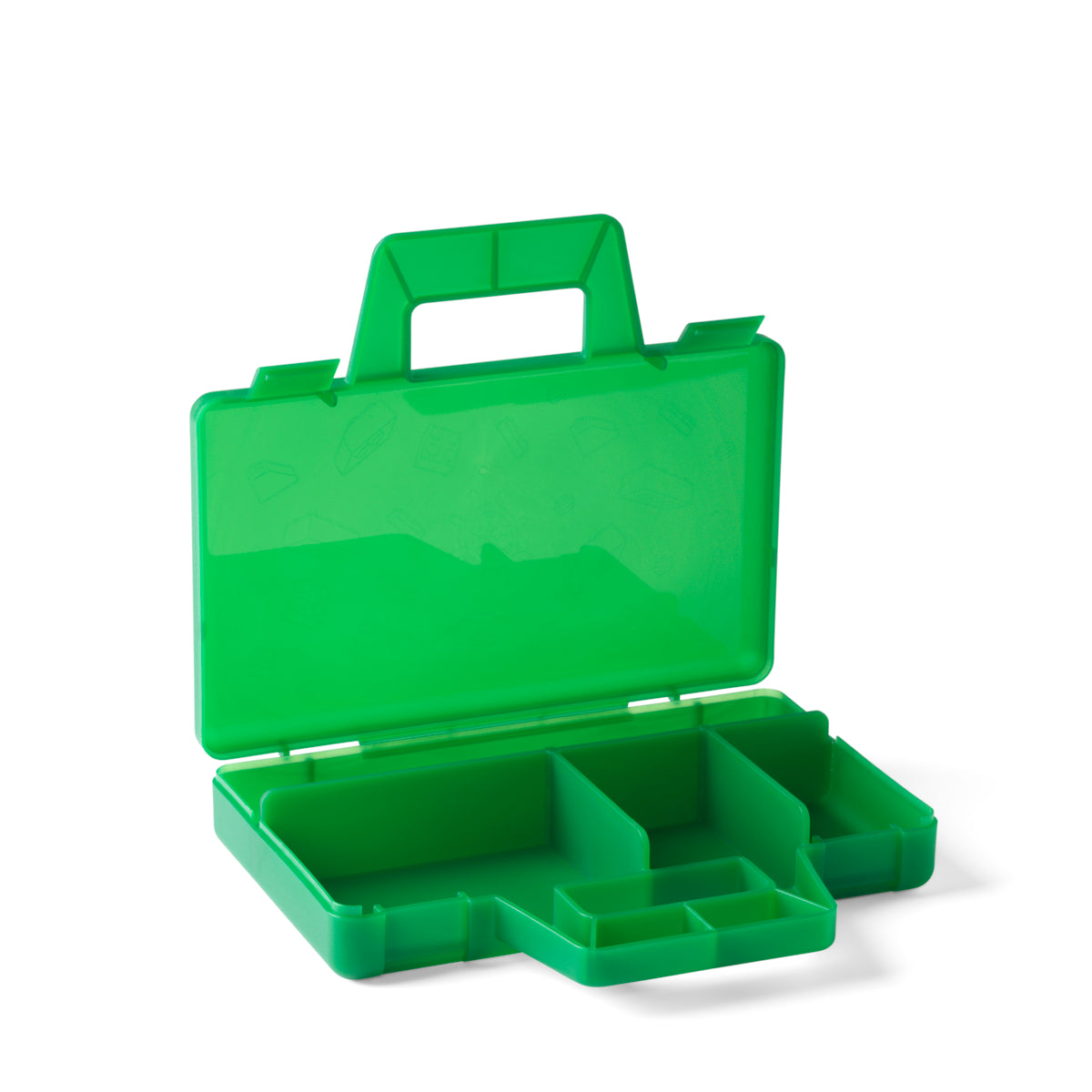 Cutia de Sortare LEGO (19x16x3,5cm) - Verde