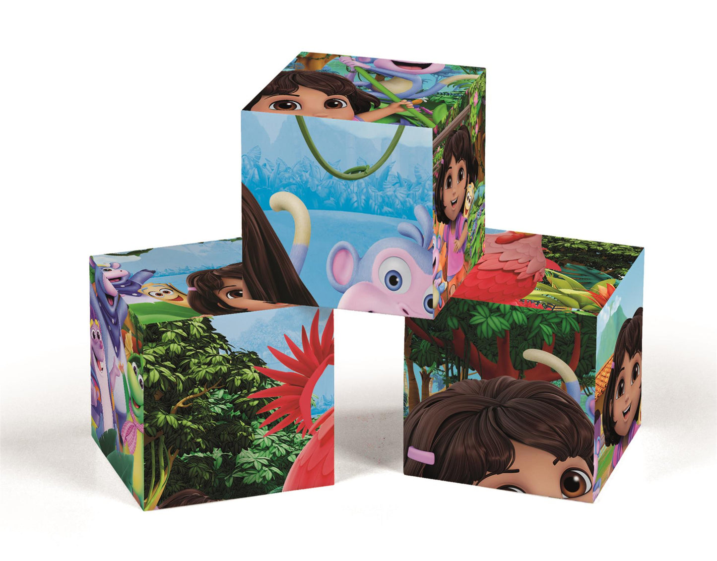 12 Cuburi Tip Puzzle - Dora The Explorer / 12