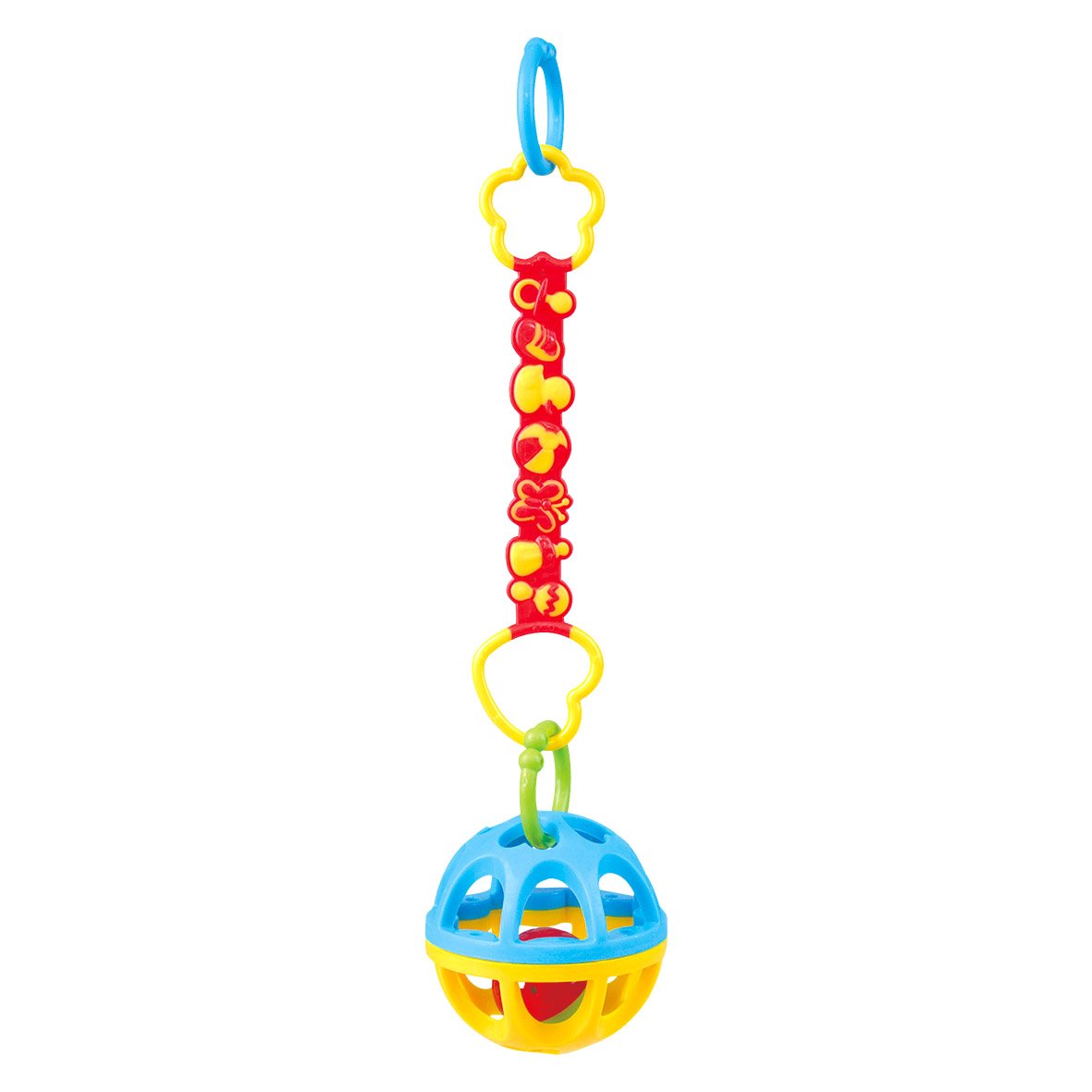 Take Along Rattle Ball - Minge zornaitoare bebe cu agatatoare
