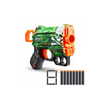Blaster X-Shot Excel Skins Menace - Camo, cu 8 sageti