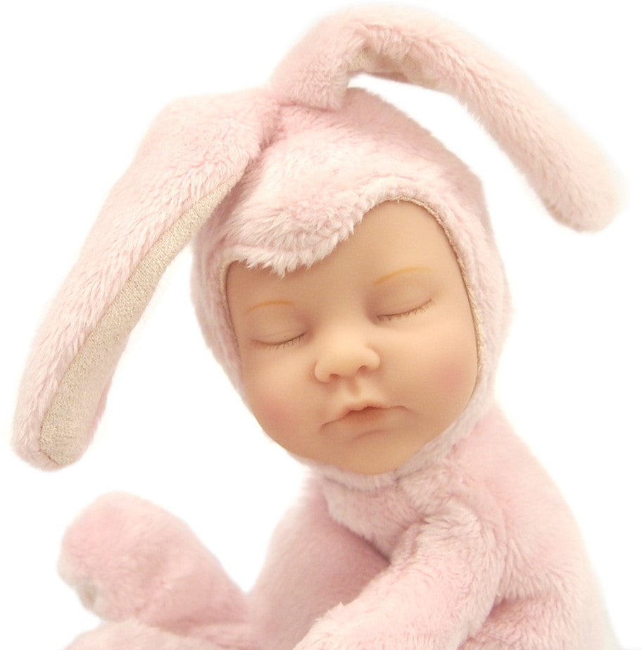 Anne Geddes Pui de iepuras 23 cm - roz