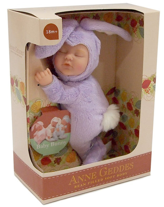 Anne Geddes Pui de iepuras 23 cm - mov
