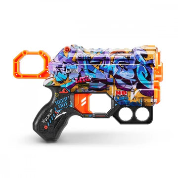 Blaster X-Shot Excel Skins Menace - Graffiti, cu 8 sageti