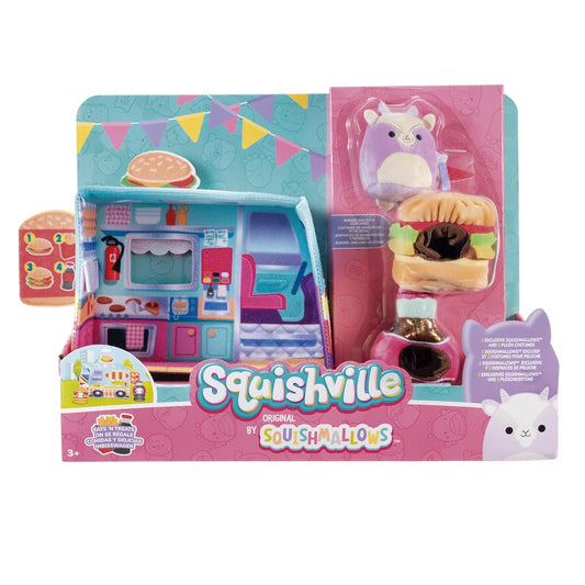 Set Squishville Camionul cu Alimente