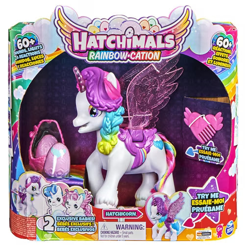 Hatchimals Unicornul cu aripi magice