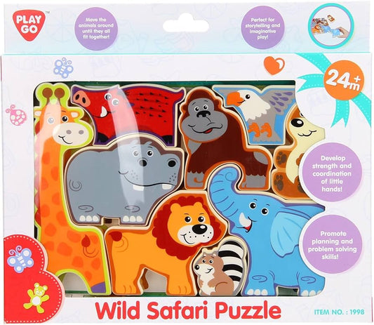 Wild Safari Puzzle - Puzzle Din Lemn Safari