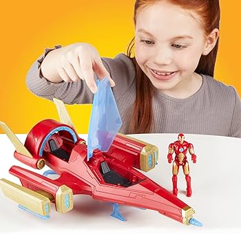 Marvel Avengers Iron Man Repulsor Blast Battle Jet