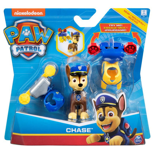SpinMaster-Figurine actiune Paw Patrol cu 2 uniforme - Chase