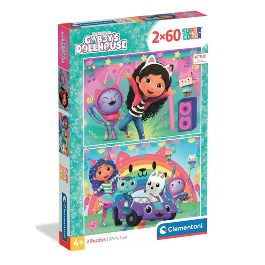 Puzzle Clementoni 2x60 Piese - Gabby'S Dollhouse