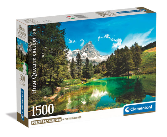 Puzzle Clementoni  1500 BLUE LAKE COMPACT BOX =2024=