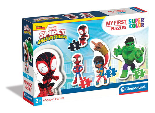Puzzle Clementoni My First Puzzles 3-6-9-12 - Spidey and His Amazing Friends