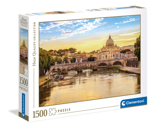 Puzzle Clementoni  1500 HQC ROME COMPACT BOX