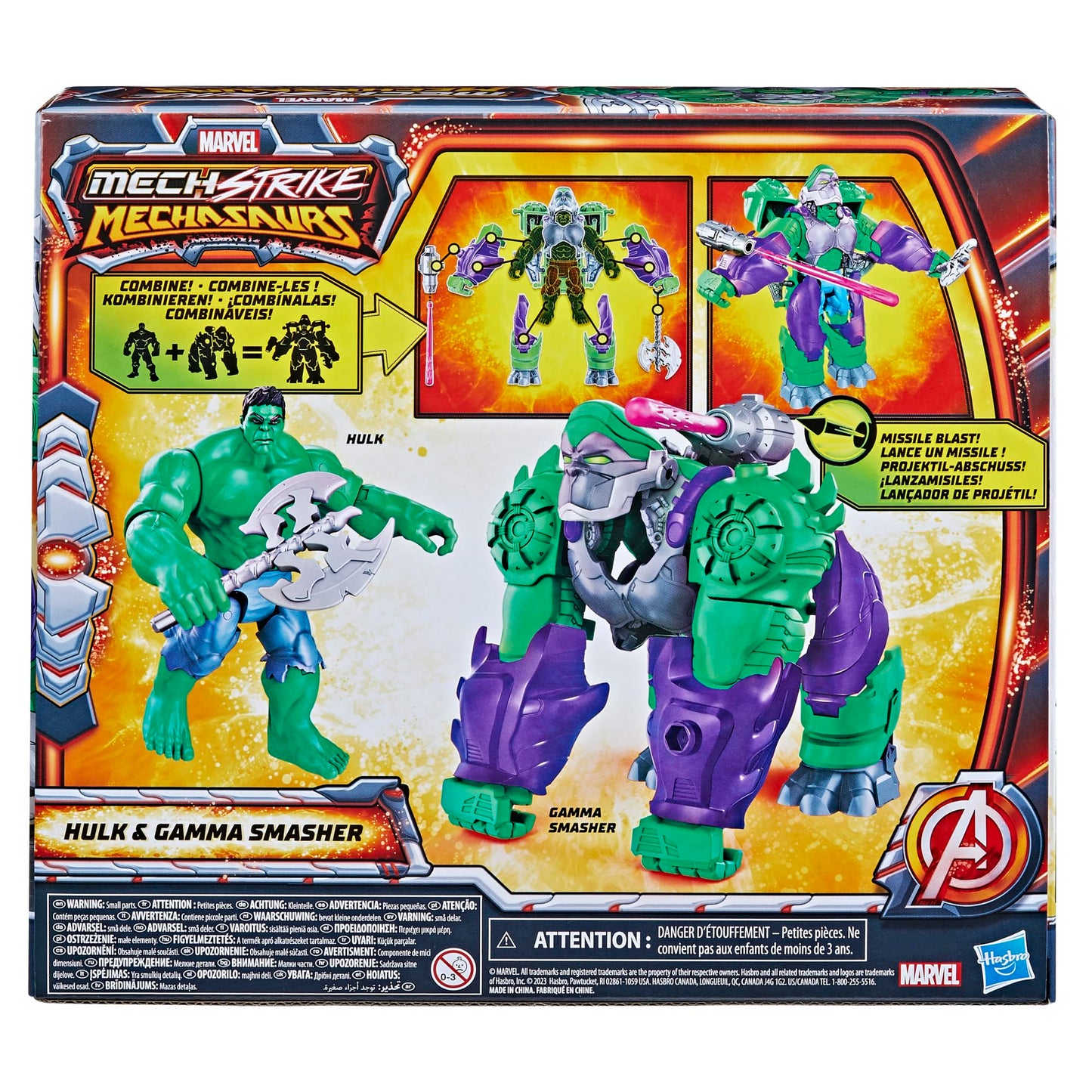 Figurina Mechstrike Mechasaurs - Hulk & Gamma Smasher / 4