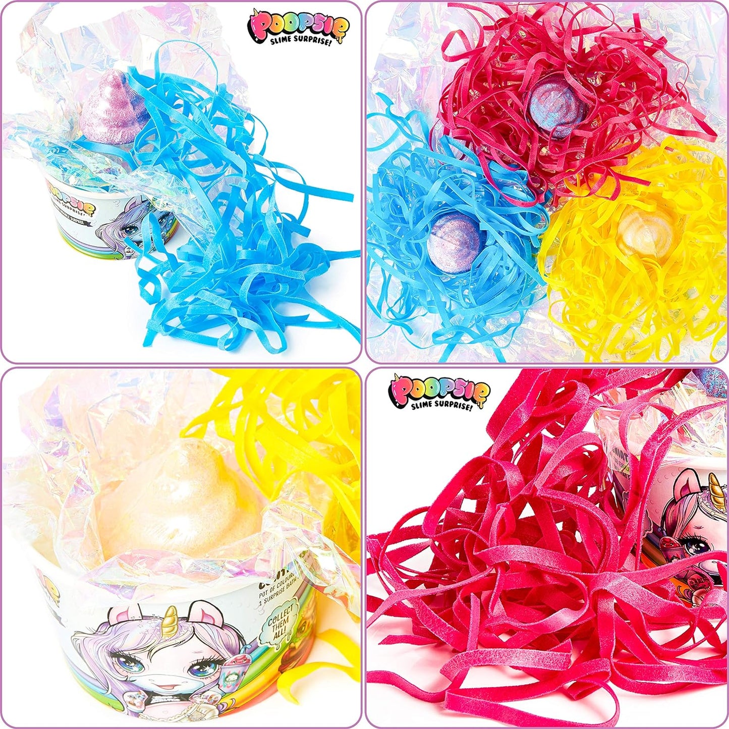 Poopsie Slime Surprise! - set 3 bombe de baie + Bath Noodles