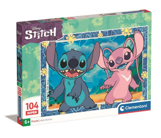 Puzzle Clementoni  104 SUPER DISNEY STITCH -3-