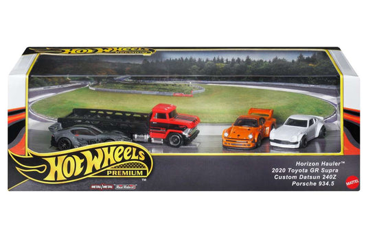 Mattel  Hot Wheels Premium Collector GReddy Track Day, 4 Piese