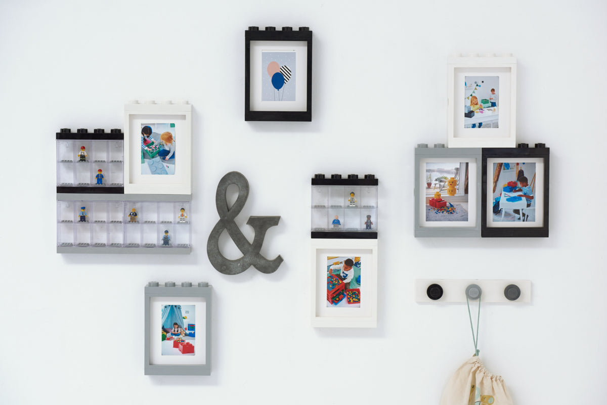 Display de Prezentare 16 Minifigurine LEGO - Gri