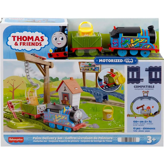 Mattel  Set Thomas Motorizat - Paint Delivery Set