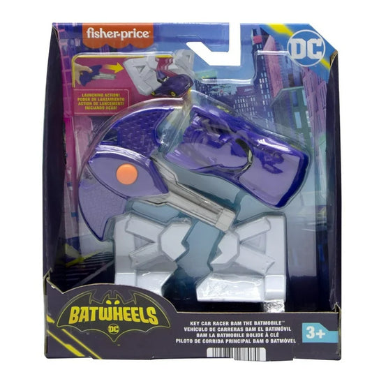 Mattel  Vehicul Batwheels Key Car Racer -  Bam the Batmobile