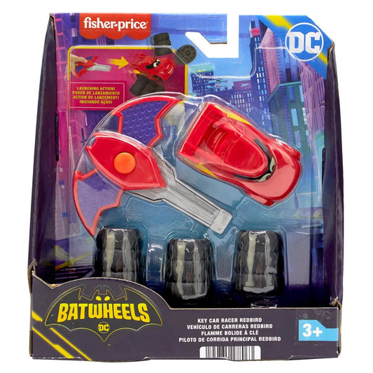 Mattel  Vehicul Batwheels Key Car Racer -  Redbird