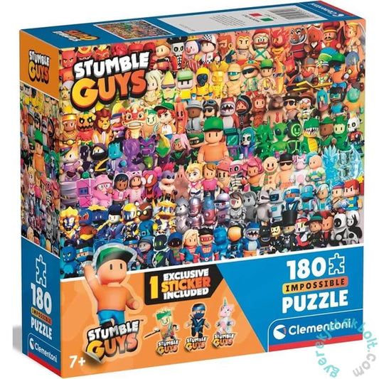 Puzzle Clementoni  180 IMPOSSIBLE STUMBLE GUYS SQUARE B