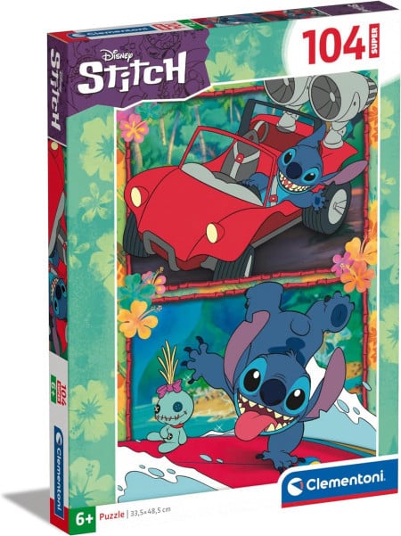 Puzzle Clementoni  104 SUPER DISNEY STITCH