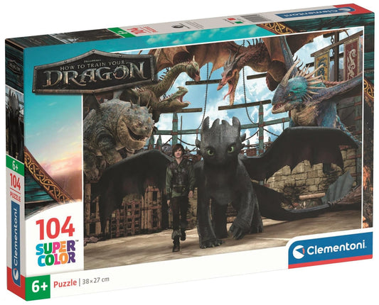 Puzzle Clementoni  104  HOW TO TRAIN YOUR DRAGON 2025