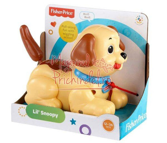 Mattel  Fisher Price Juc?rie de Tras cu Sunete - Catelusul Snoopy