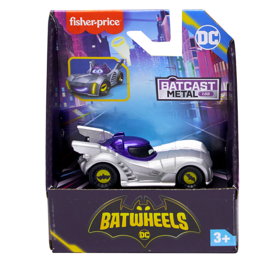 Mattel  Mini vehicul din metal Fisher Price, Armored Bam The Batmobile, 1:55