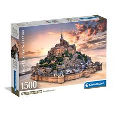 Puzzle Clementoni  1500 HQC THE MONT SAINT-MICHEL RISIN